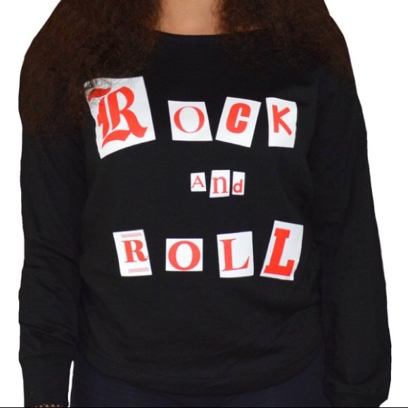Sweaters Rock And Roll Crew Sweatshirt Poshmark